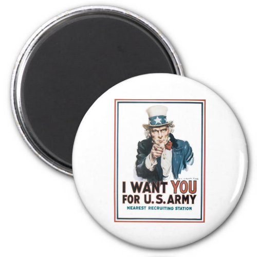 Uncle Sam I Want YOU Magnet