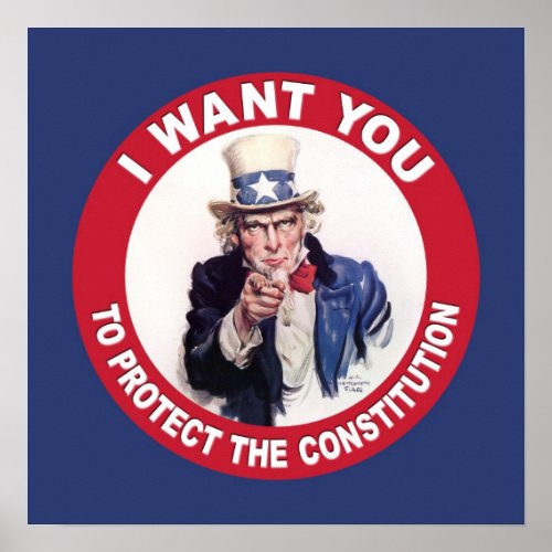 Uncle Sam I WANT YOU Poster