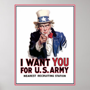 Uncle Sam "I Want You" Poster