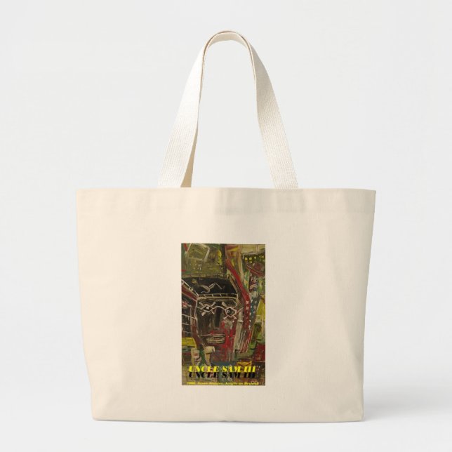 uncle sam III Large Tote Bag (Front)