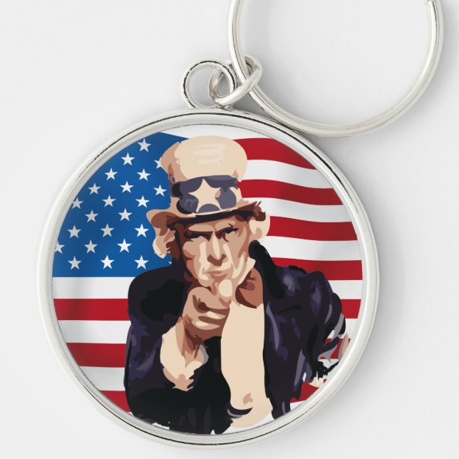 Uncle Sam Keychain (Front)