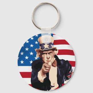 Uncle Sam Keychain