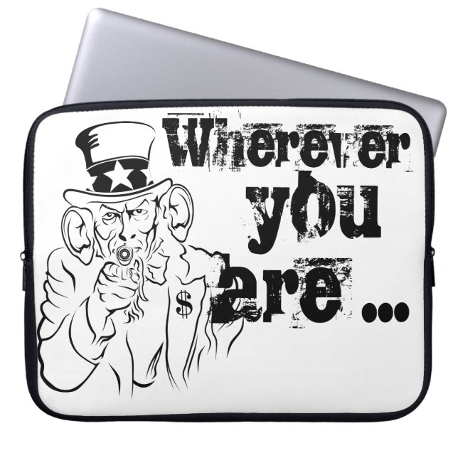 Uncle Sam Laptop Sleeve (Front)
