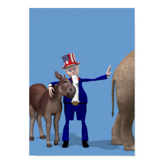 Uncle Sam Loves Donkeys Poster