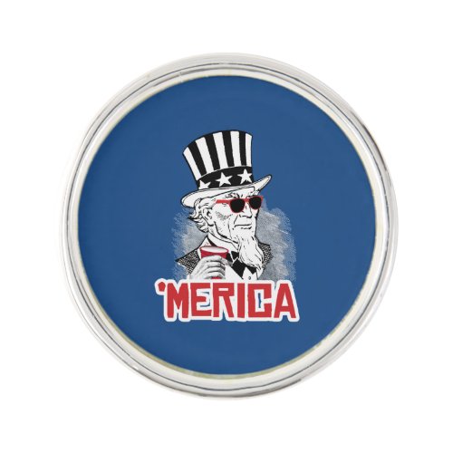 Uncle Sam Merican Party Pin