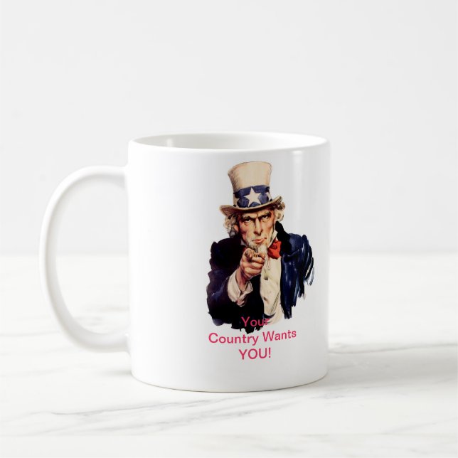 Uncle Sam Mug (Left)
