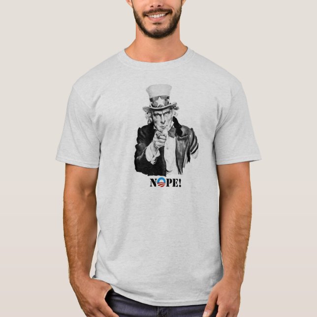 Uncle Sam - Nope - Nobama Tee (Front)