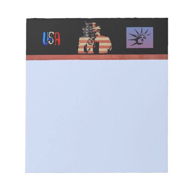 Uncle Sam Note Pad (Front)