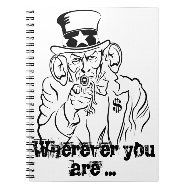 Uncle Sam Notebook (Front)