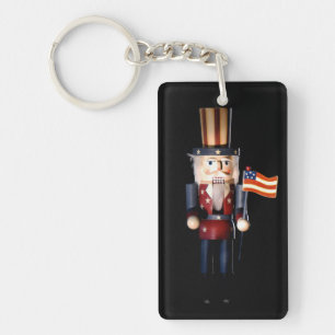 Uncle Sam Nutcracker Keychain