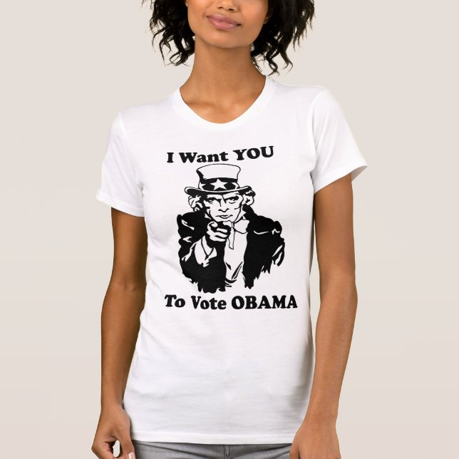 Uncle Sam Obama T-Shirt (Front)