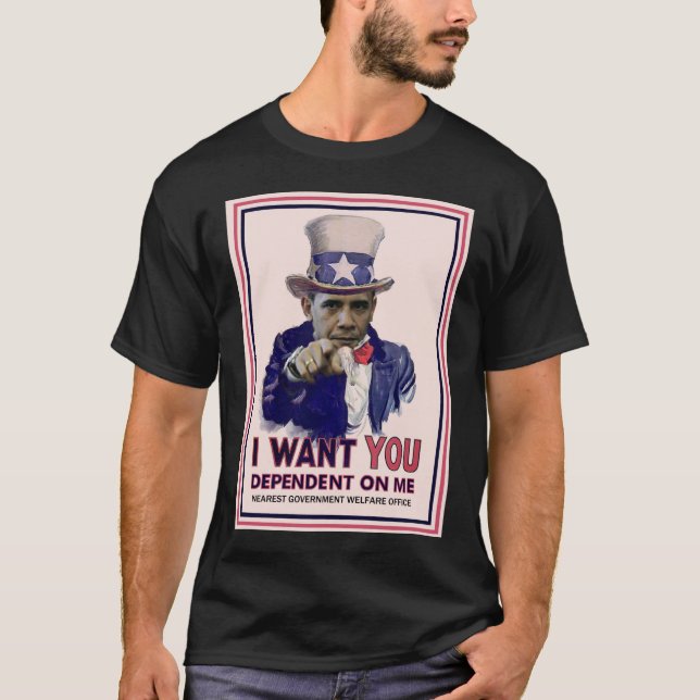 Uncle Sam Obama T-Shirt (Front)