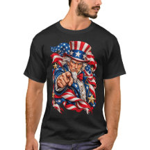 Uncle Sam Patriotic American Flag