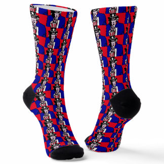 Uncle Sam Patriotic Socks