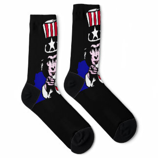 Uncle Sam Patriotic Socks