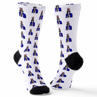 Uncle Sam Patriotic Socks