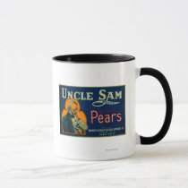 Uncle Sam Pear Crate LabelWapato, WA