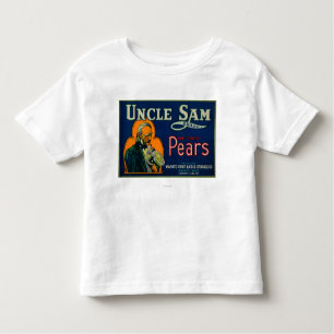 Uncle Sam Pear Crate LabelWapato, WA Toddler T-shirt