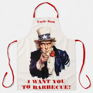 Uncle Sam Personalize Apron
