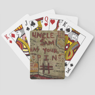 UNCLE SAM PIN NUMBER POKER CARDS