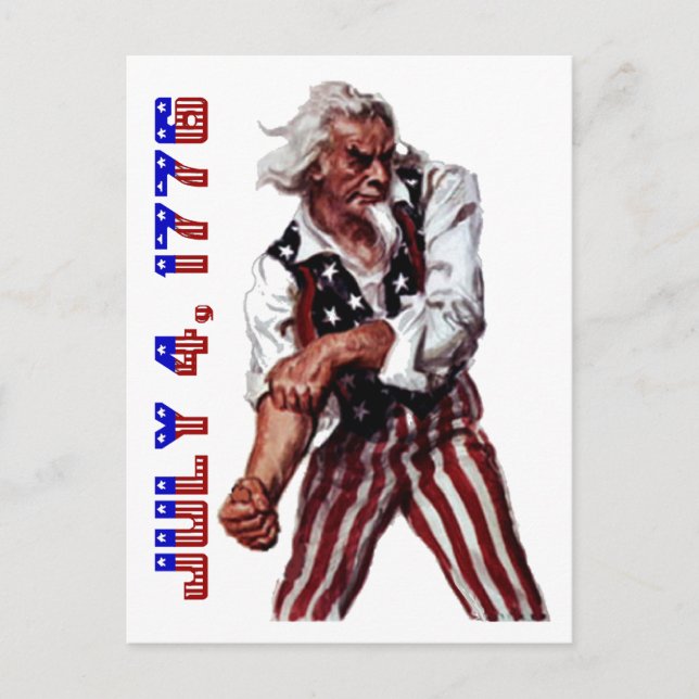 Uncle Sam Postcard (Front)