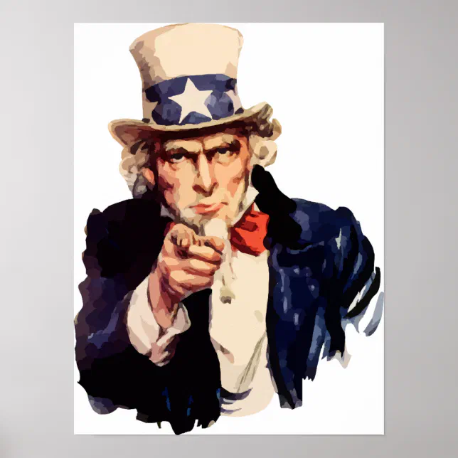 Uncle Sam Poster | Zazzle