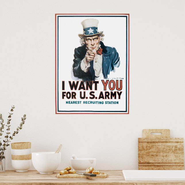 Uncle Sam Poster | Zazzle