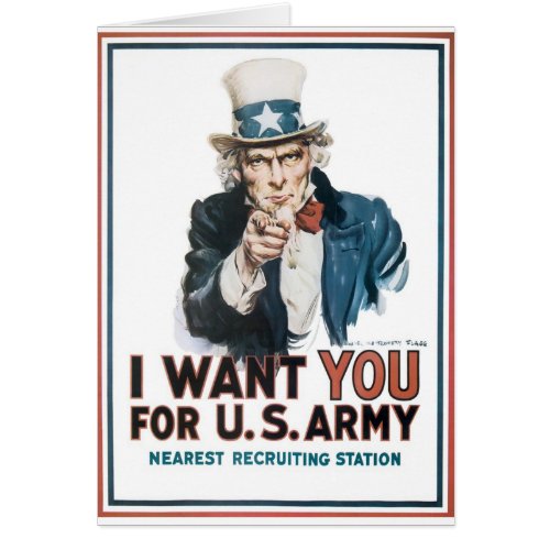 Uncle Sam Poster America I Want You For