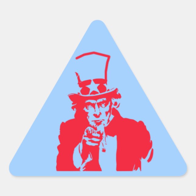 Uncle Sam (Red) on Stickers (Front)