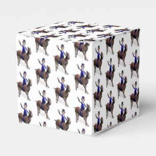 Uncle Sam Riding On Donkey Favor Boxes