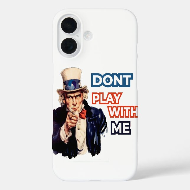 uncle Sam said stop playin' Case-Mate iPhone Case (Back)