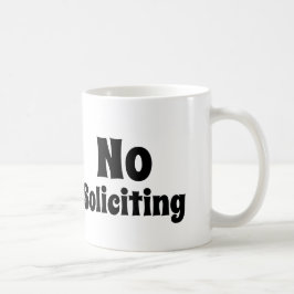 Uncle Sam Says No Soliciting Coffee Mug