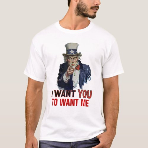 Uncle Sam Says Your Personal Message T_Shirt