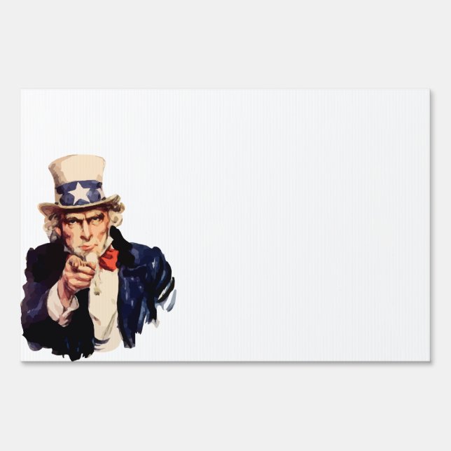 Uncle Sam Sign (Front)