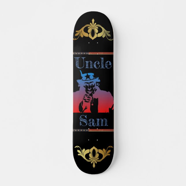 Uncle Sam Skateboard (Front)