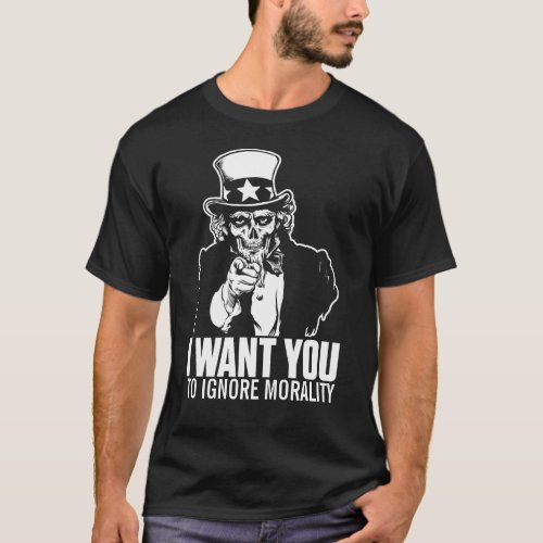 Uncle Sam Skull Shirt