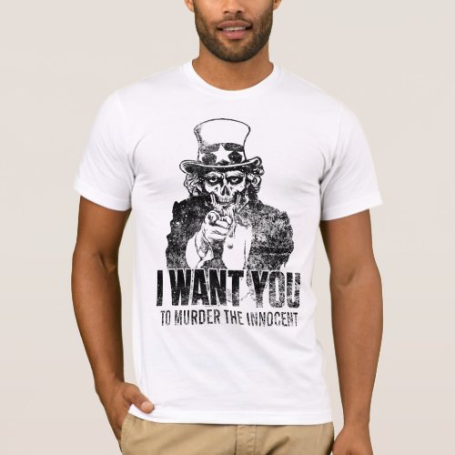 Uncle Sam Skull Shirt