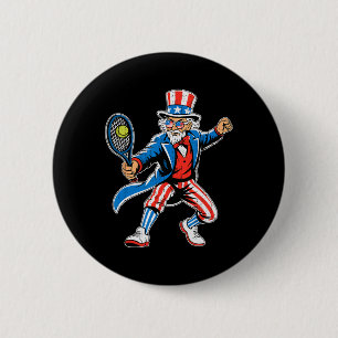 Uncle Sam Softll American Flag Usa Sport 4th Of Ju Button