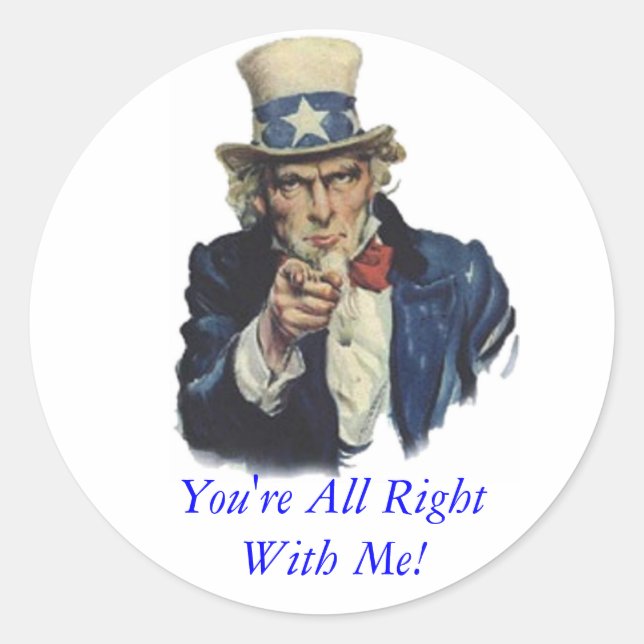 Uncle Sam Sticker (Front)
