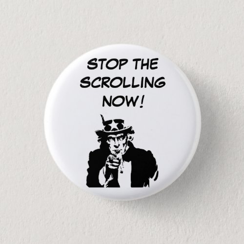 Uncle Sam Stop The Scrolling Now Button