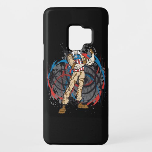 Uncle Sam Tribal Camouflage Hunter Skull Case_Mate Samsung Galaxy S9 Case