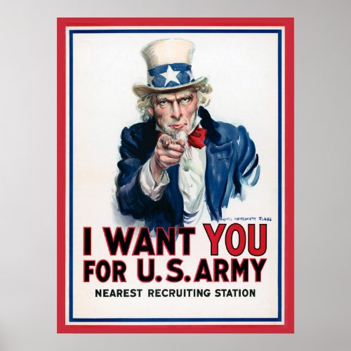 Uncle Sam Unedited Vintage Photos Old Aesthetic Poster