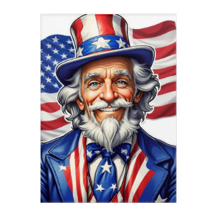 Uncle Sam USA Acrylic Print