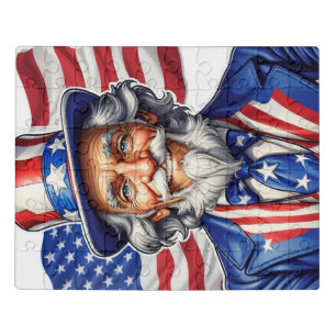 Uncle Sam USA Jigsaw Puzzle