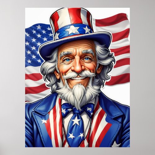 Uncle Sam USA Poster