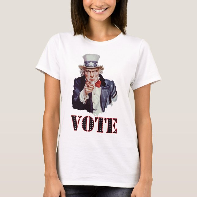 Uncle-Sam---Vote T-Shirt (Front)