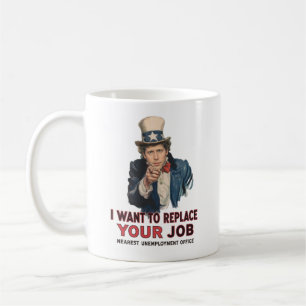 Uncle Sam Wants to Replace Your Job With AI Coffee Mug