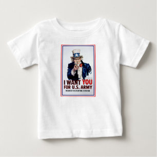 Uncle Sam Wants You Baby T-Shirt