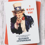 Uncle Sam Wants You For Groomsman Duty Invitation