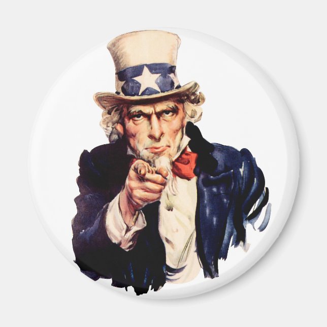 Uncle Sam Wants You! Magnet (Front)